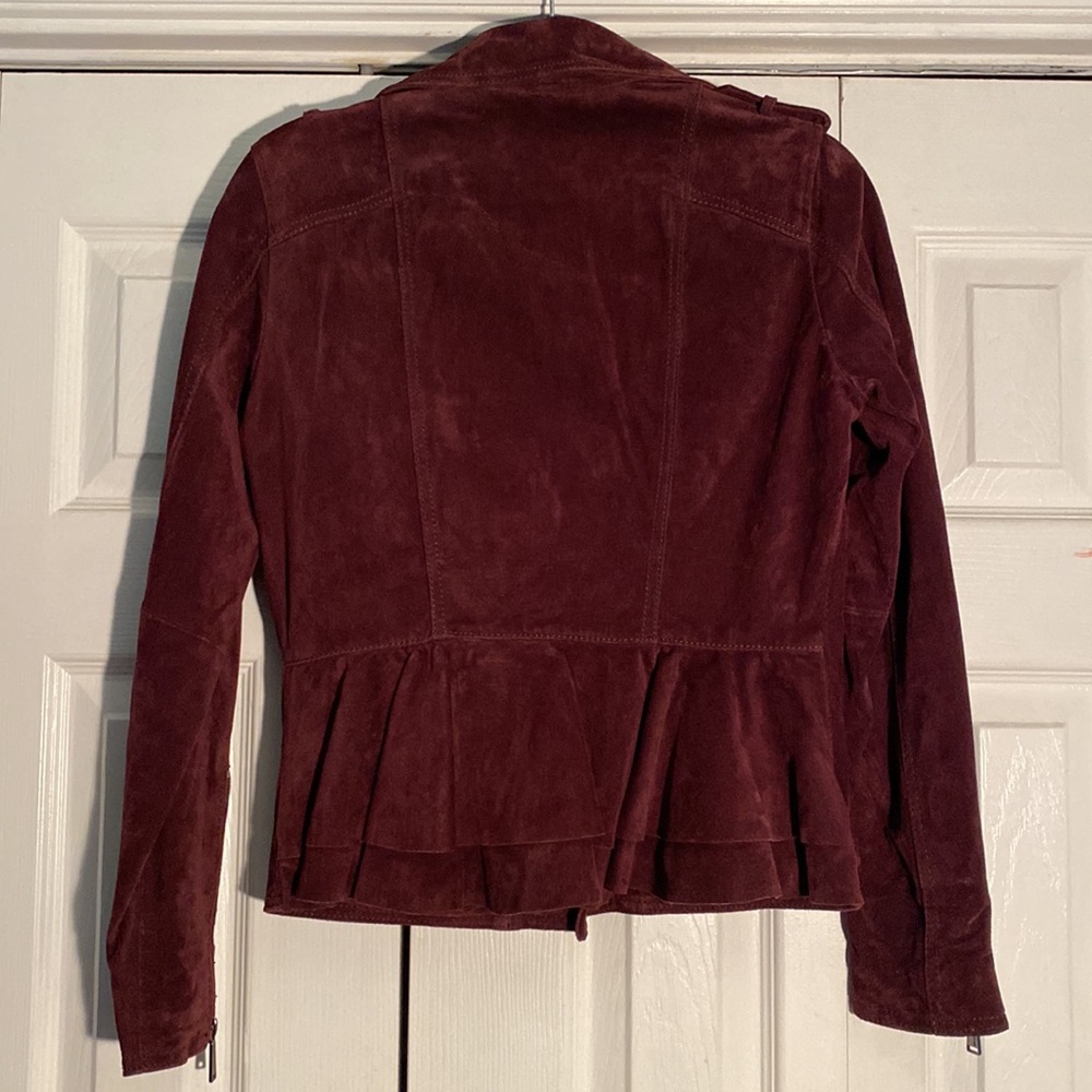 Bcbgeneration Purple Suede Jacket - image 2